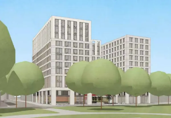 Architectural visualisation of the Cumberland Place development