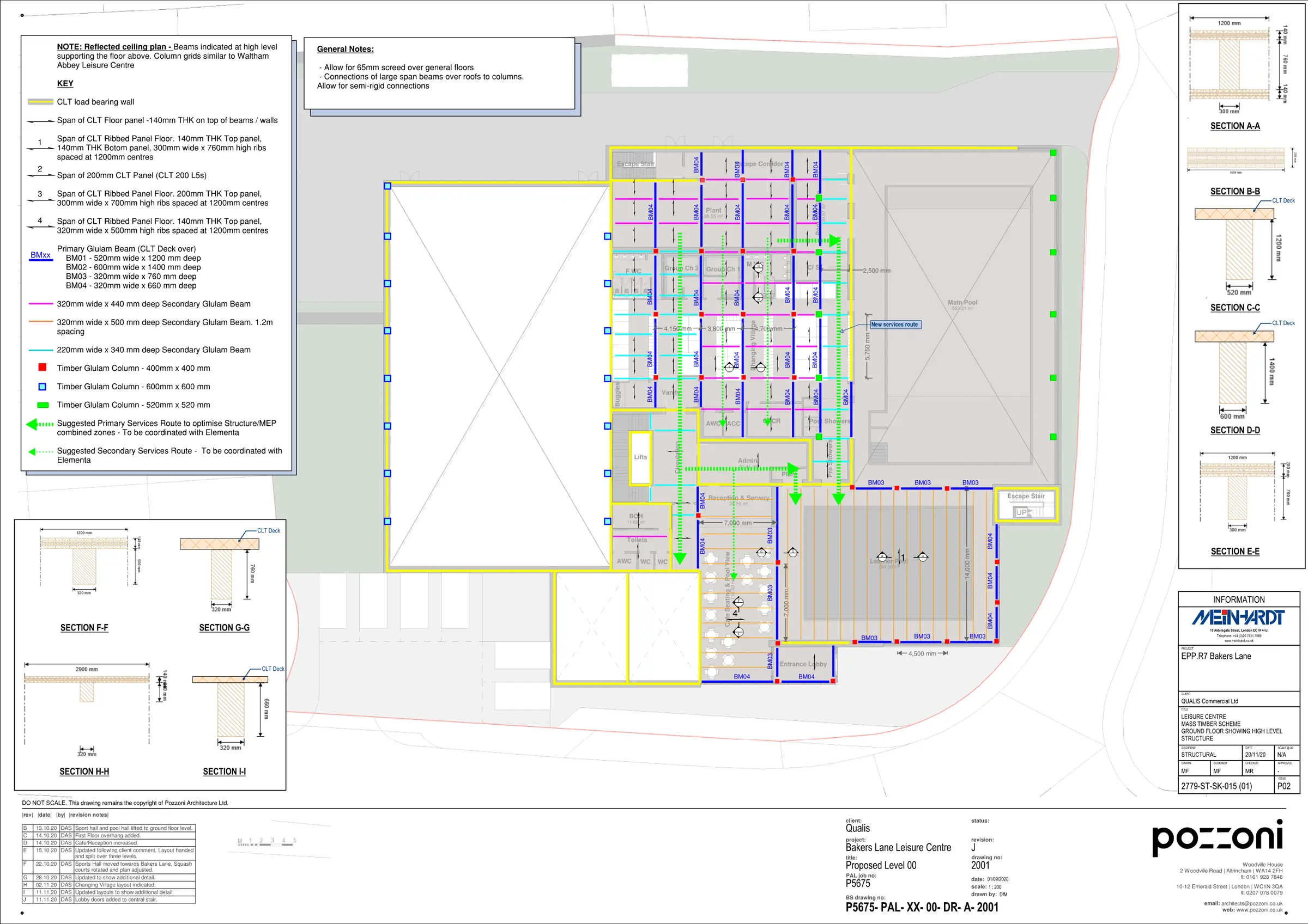 Bakers Lane timber structural scheme proposal