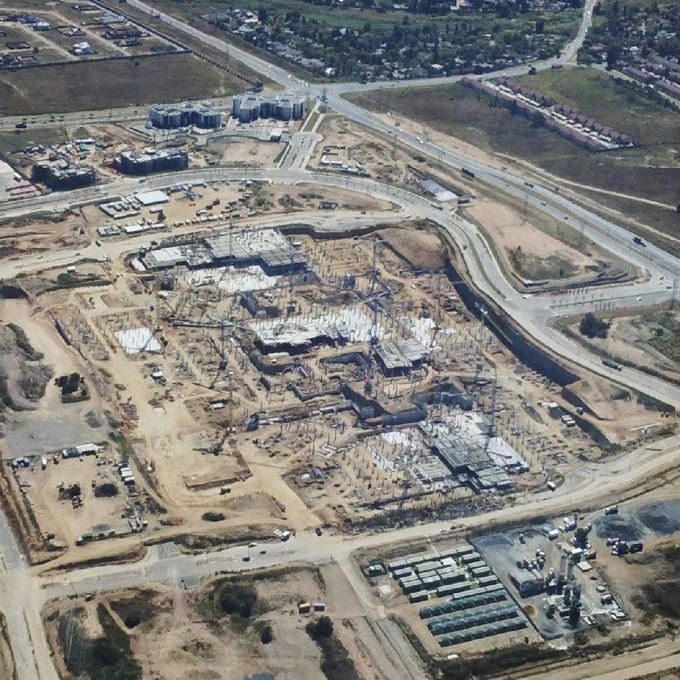 Core, basement and foundation works at the Mall of Africa